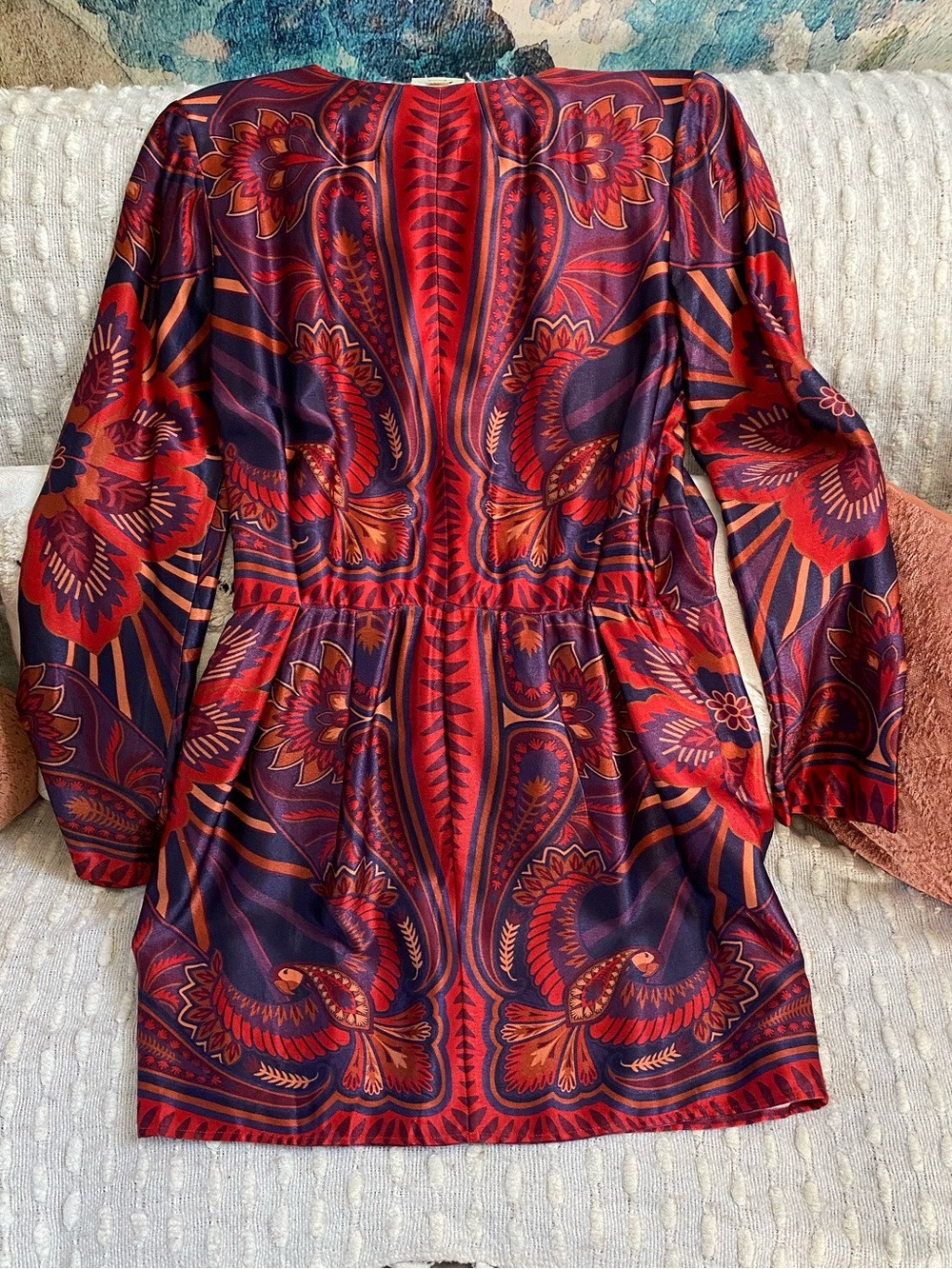 {Farm Rio} Macaw Mini Wrap Dress - Picture 3 of 10